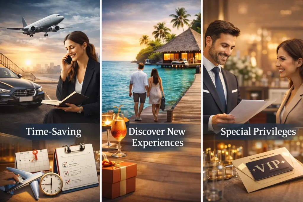 Different Aspects of Lifestyle Management Companies Benefits of lifestyle management companies including time-saving services, new experiences, and special privileges